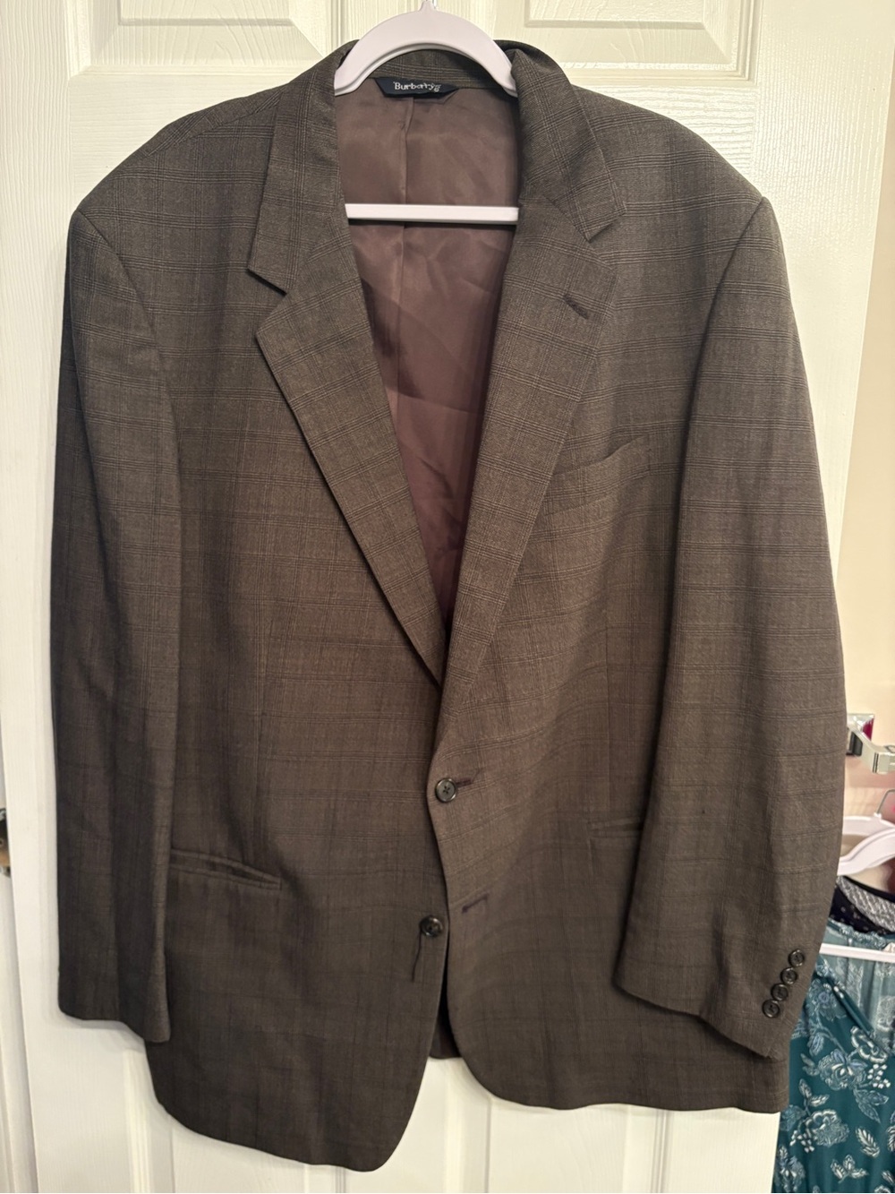 Vintage Burberrys Brown Wool Blazer